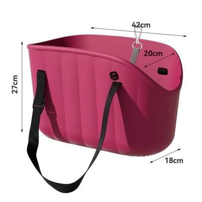 Portable Breathable Pet Shoulder Bag For Outings Large-Capacity EVA Cross-Body