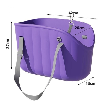 Portable Breathable Pet Shoulder Bag For Outings Large-Capacity EVA Cross-Body