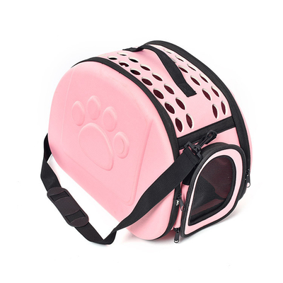 Stylish Cross-Body Breathable Foldable Outdoor Carrying Bag Portable Pet Car Bag