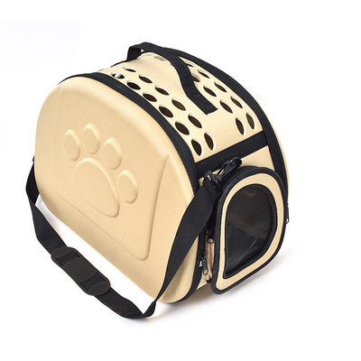 Stylish Cross-Body Breathable Foldable Outdoor Carrying Bag Portable Pet Car Bag
