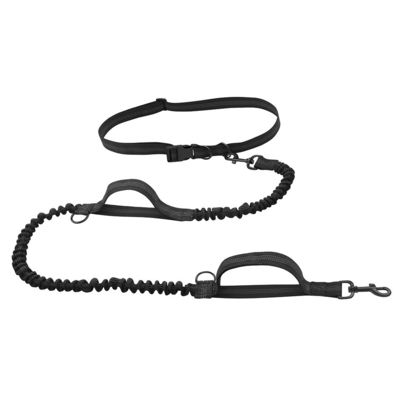 Pet Reflective Two Hand Handle Leash Hands Free Outdoor Portable Running Dog Leash