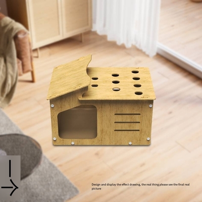 Portable Pet House For Travel Pet Cat Nest Scratching Posts Pet Carrier Cage