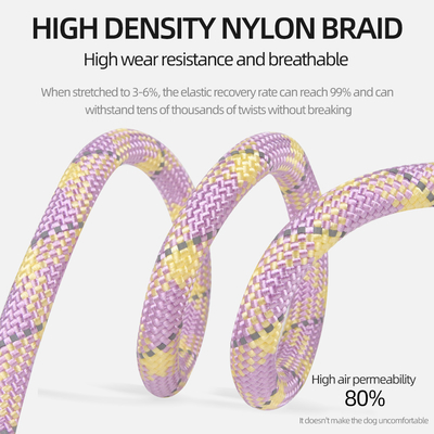 Pet Explosion-Proof P Chain Leash Dog Reflective Breathable No Hand-Tightening Integrated Dog Leash