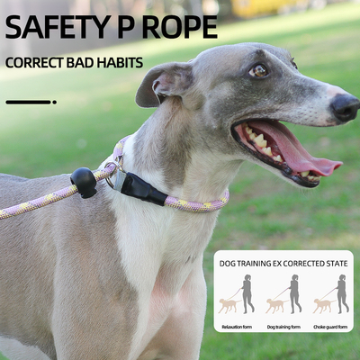 Pet Explosion-Proof P Chain Leash Dog Reflective Breathable No Hand-Tightening Integrated Dog Leash