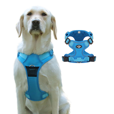 Pet Massage Oxford Cloth Chest Harness Reflective Breathable Vest Style For Small Medium And Large Dogs