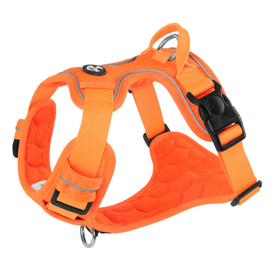 Pet Massage Oxford Cloth Chest Harness Reflective Adjustable Vest Style For Small Medium And Large Dogs
