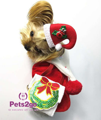 Blueberry Pet Vintage Holiday Christmas Reindeer Dog Sweater - Matching Dog Scarf, Pet Owner Sweater and Blanket Availab