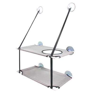Washable Cat Hammock Suction Cup Hanging Window Removable Double-Deck