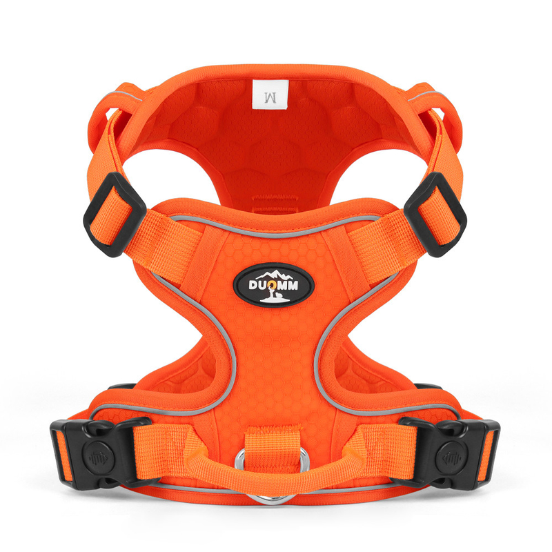 Pet Massage Oxford Cloth Chest Harness Reflective Adjustable Vest Style For Small Medium And Large Dogs